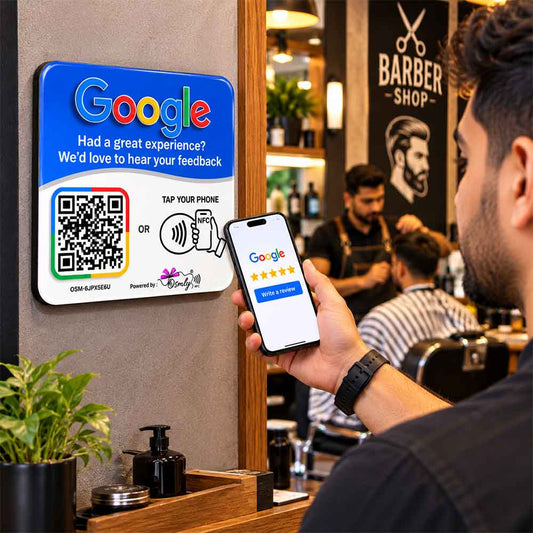 Google Review QR NFC Sticker