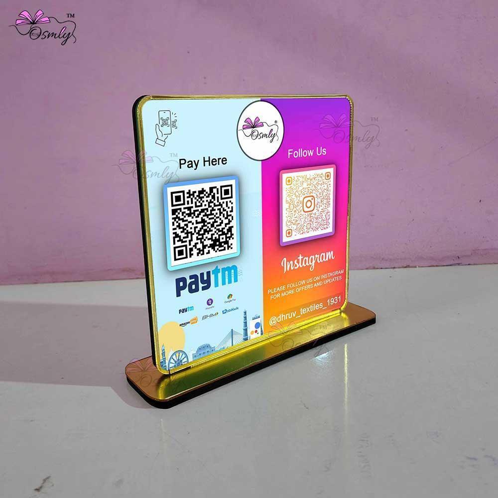 Paytm Instagram QR Stand - OSMLY