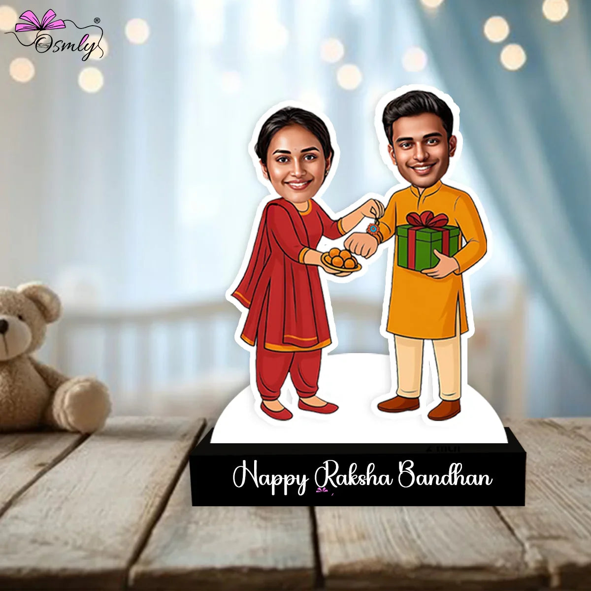 Personalized Rakhi Caricature - OSMLY