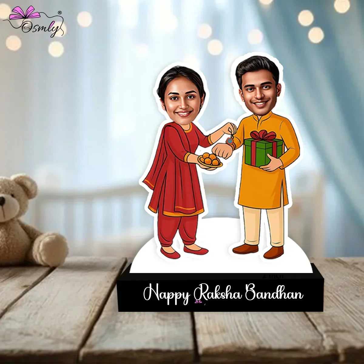 Personalized Rakhi Caricature - OSMLY