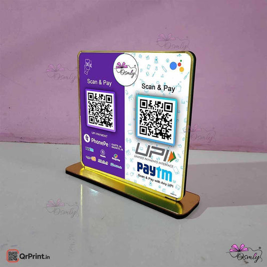PhonePe PayTm QR Stand - OSMLY