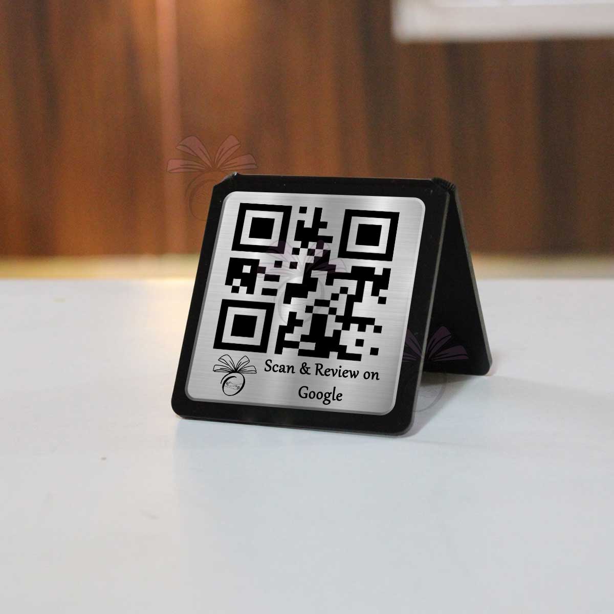 Silver Acrylic Single QR Stand