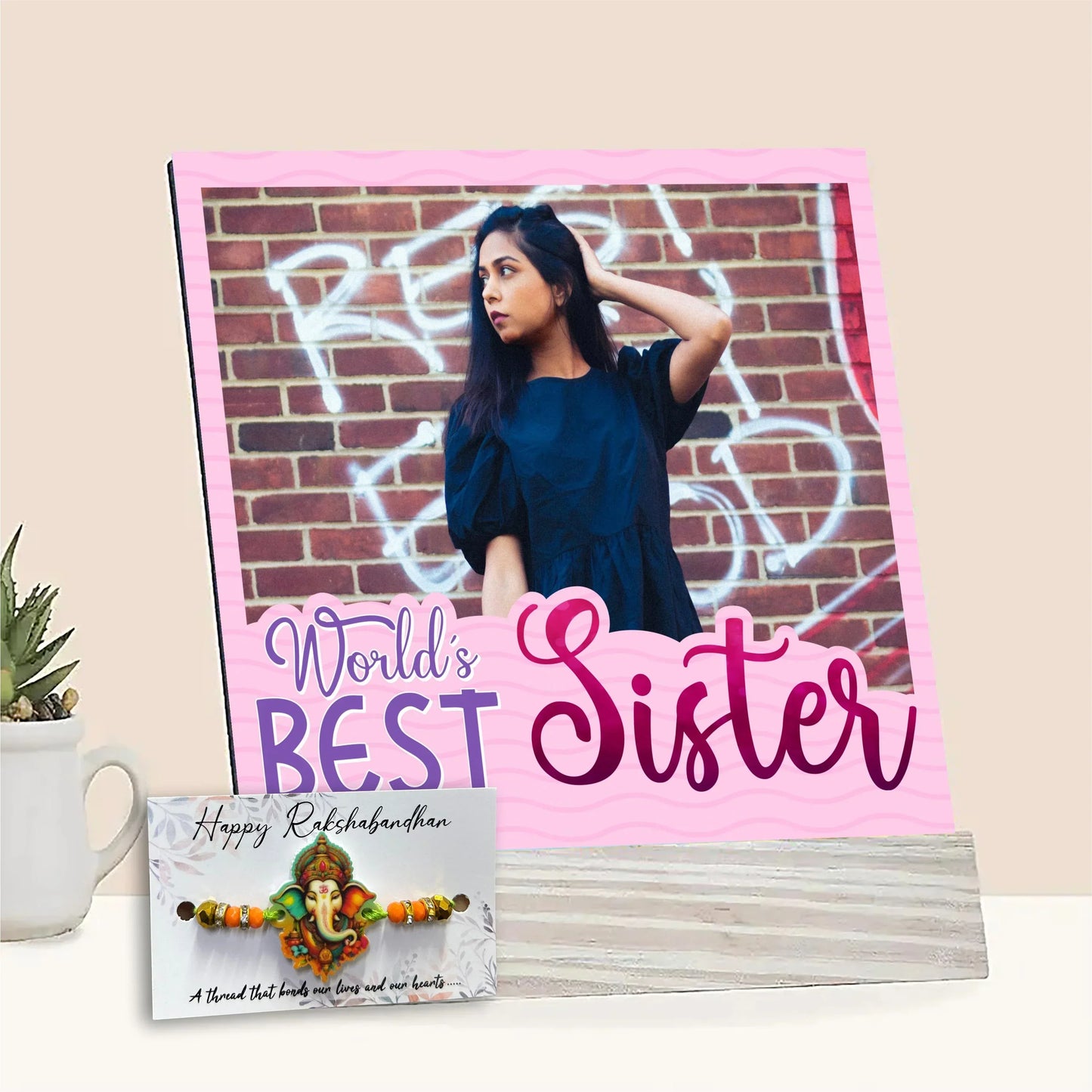 Worlds Best Sister Rakhi Combo - OSMLY
