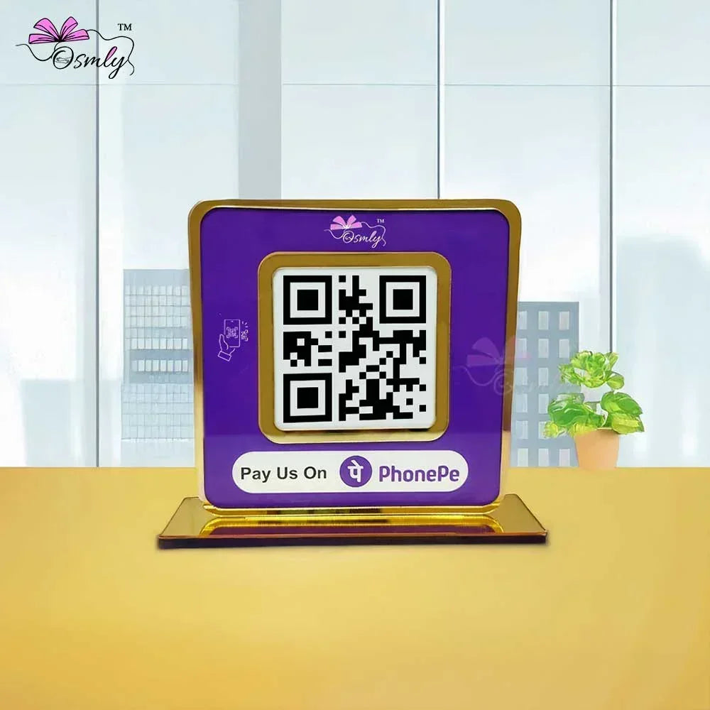 acrylicPhonePeQRStand - OSMLY