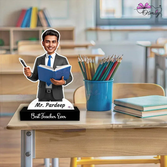 Teacher Caricature Male - OSMLY