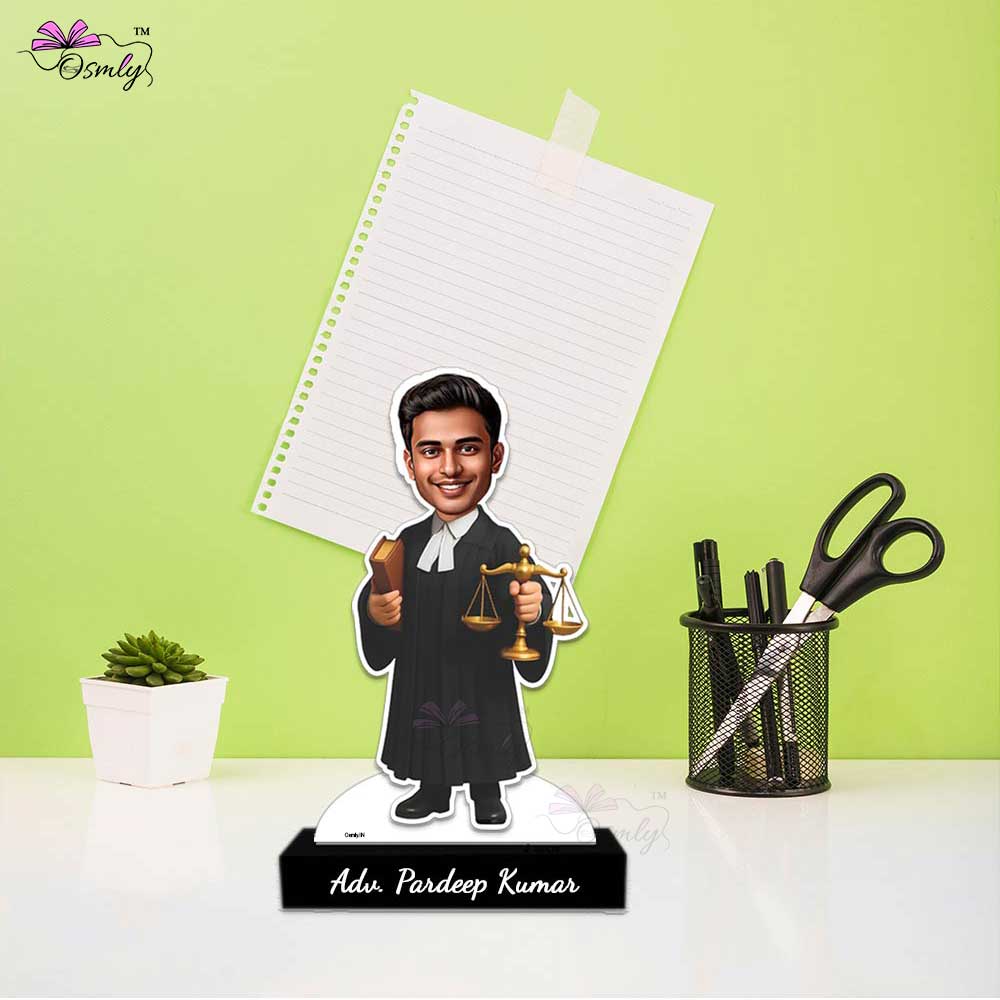 Customized Advocate Caricature