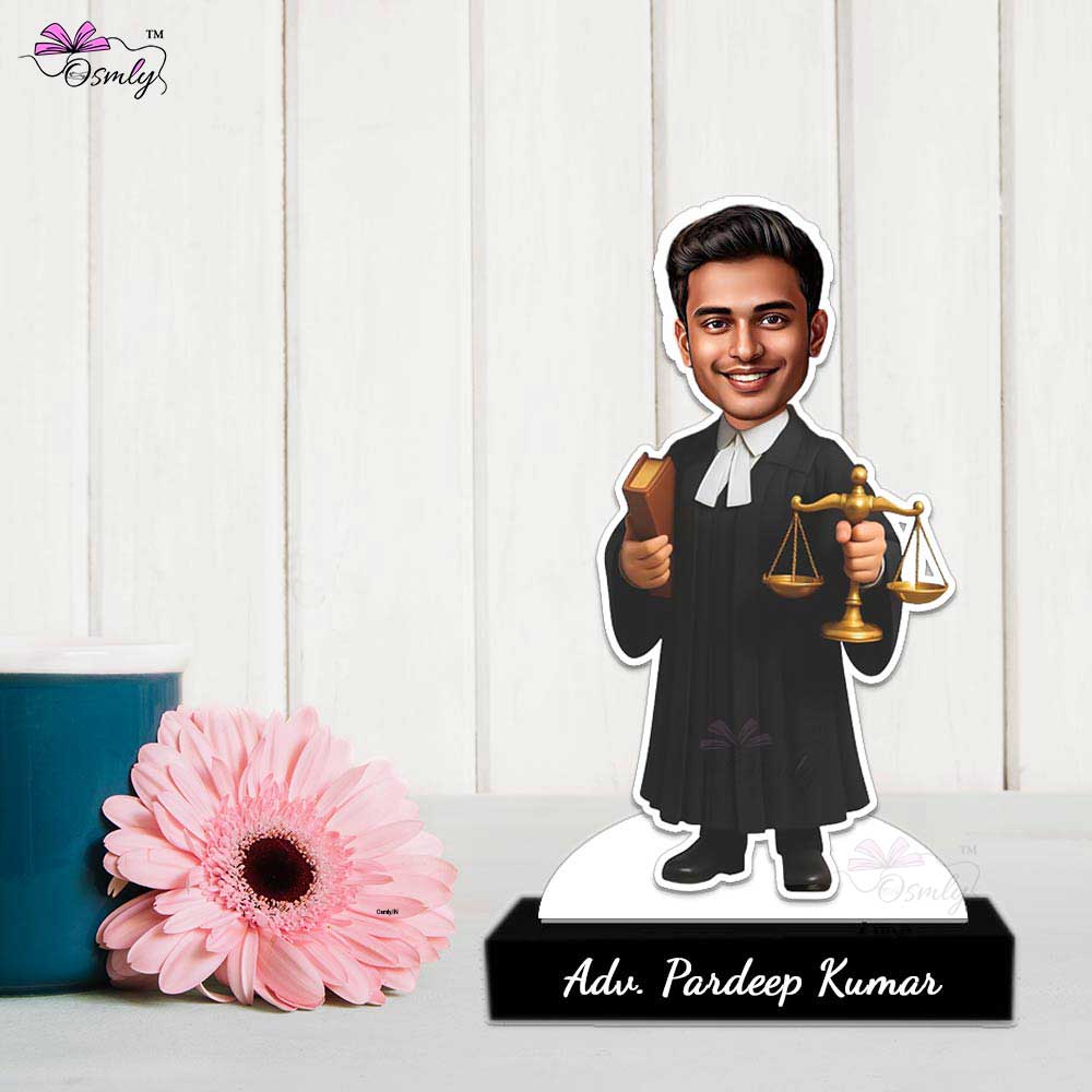 Customized Advocate Caricature