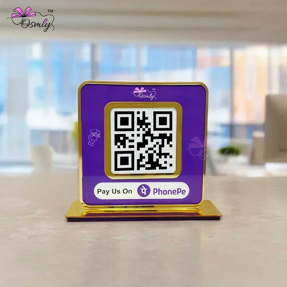 personalizedPhonePeQRStand - OSMLY
