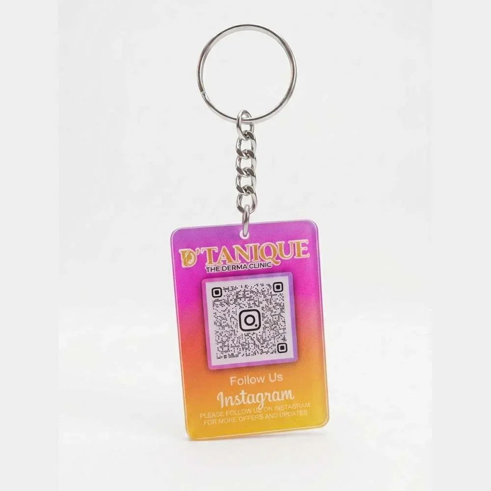 Social Media Theme Keychain