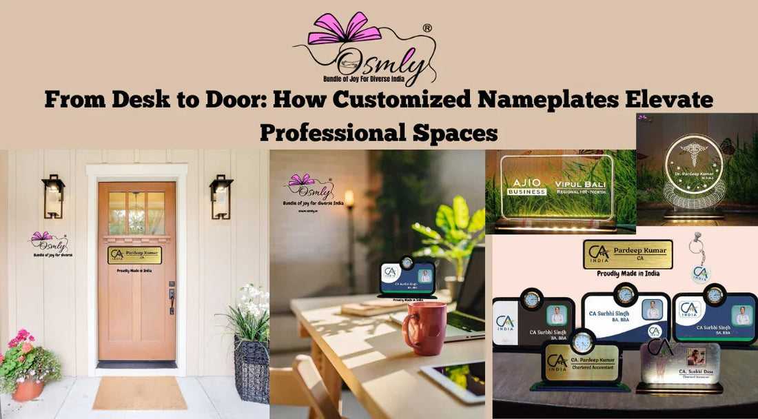 How Customized Nameplates Help Build a Strong Personal Brand at Work! - OSMLY