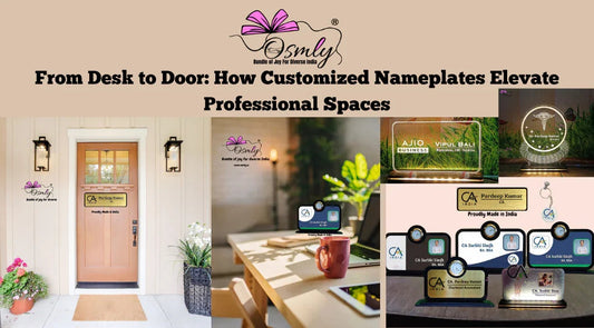 How Customized Nameplates Help Build a Strong Personal Brand at Work! - OSMLY