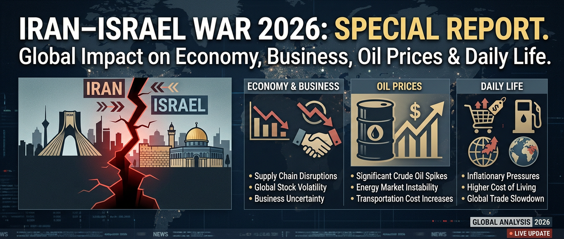 Iran–Israel War 2026: Global Impact on Economy, Business, Oil Prices & Daily Life - OSMLY