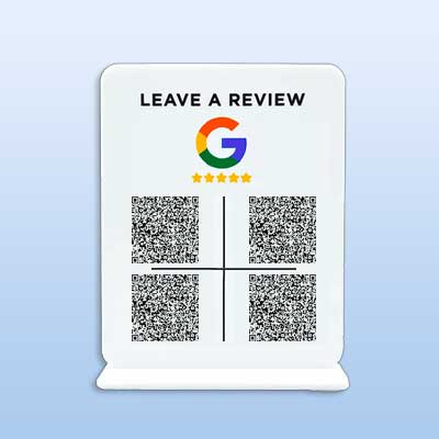 Four QR Stand - OSMLY