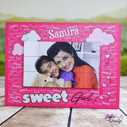 OSMLY Photo Name Art Puzzle from OSMLY Magnet Frame