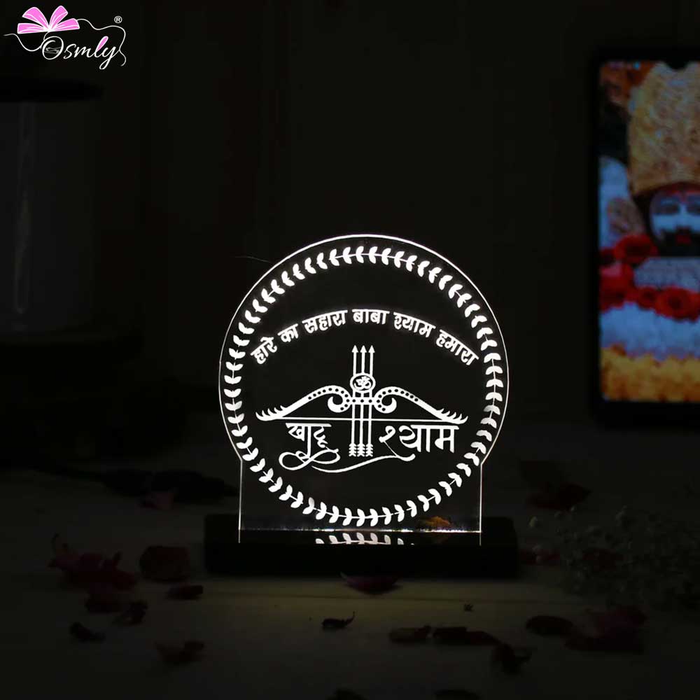 OSMLY Khatu Shyam LED Lamp from OSMLY Acrylic LED Lamp