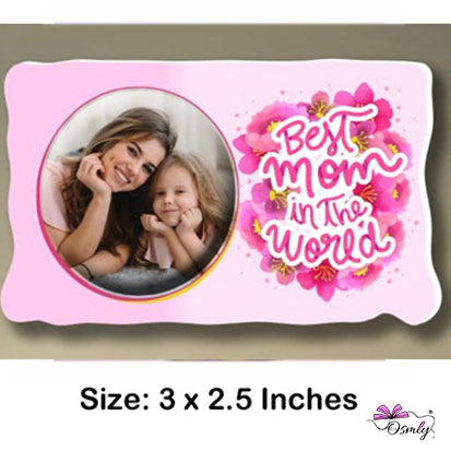 OSMLY Best Mom Acrylic Fridge Magnet from OSMLY Fridge Magnet