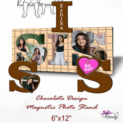 OSMLY Customized Sis Chocolate Theme Magnet Frame from OSMLY Magnet Frame