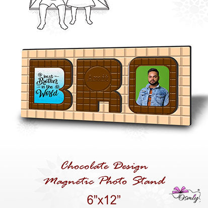 OSMLY Customized Bro Chocolate Theme Magnet Frame from OSMLY Magnet Frame