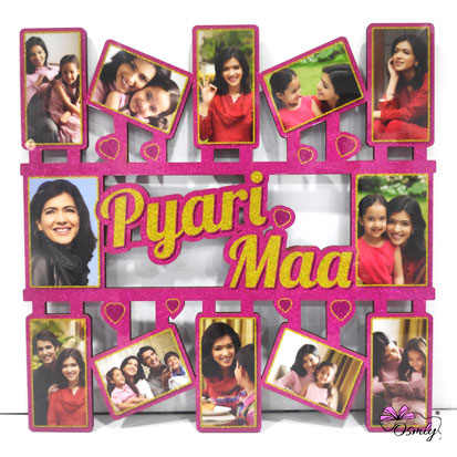 OSMLY Glitter Pyari Maa MDF Frame from OSMLY Glitter MDF Frame