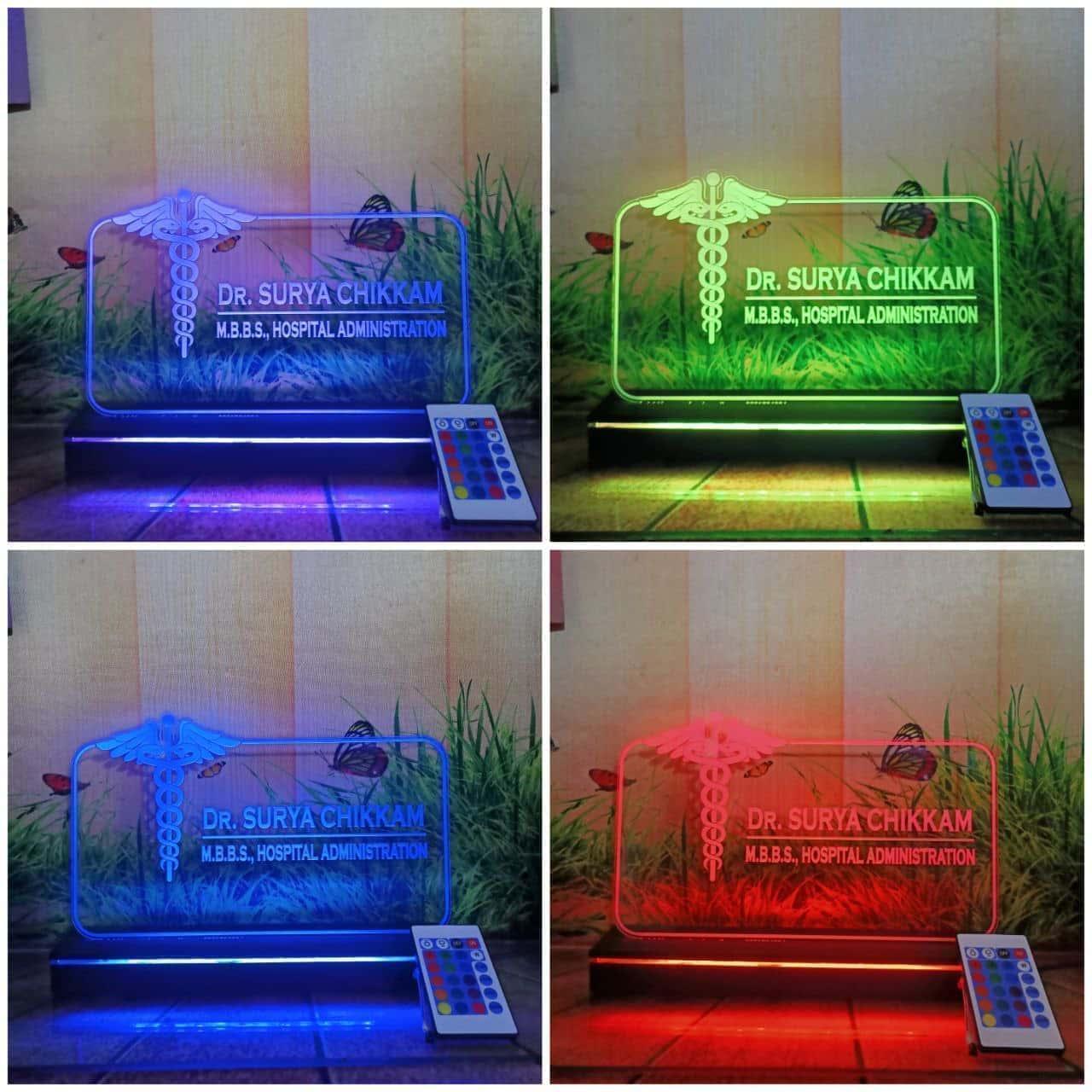 Acrylic Advocate Name Plate - OSMLY