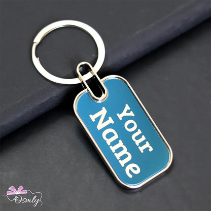 Metal Keychain with Rounded Edges - OSMLY