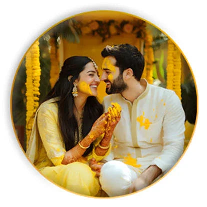 Acrylic UV Gold Border Frame - OSMLY