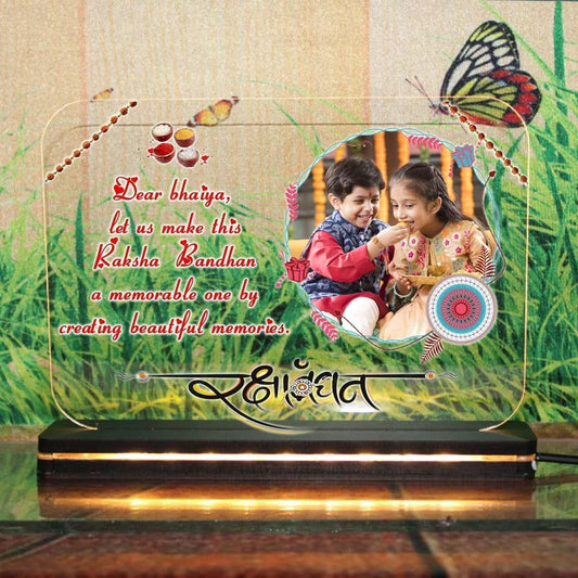 Acrylic LED Rakhi Plaque - OSMLY