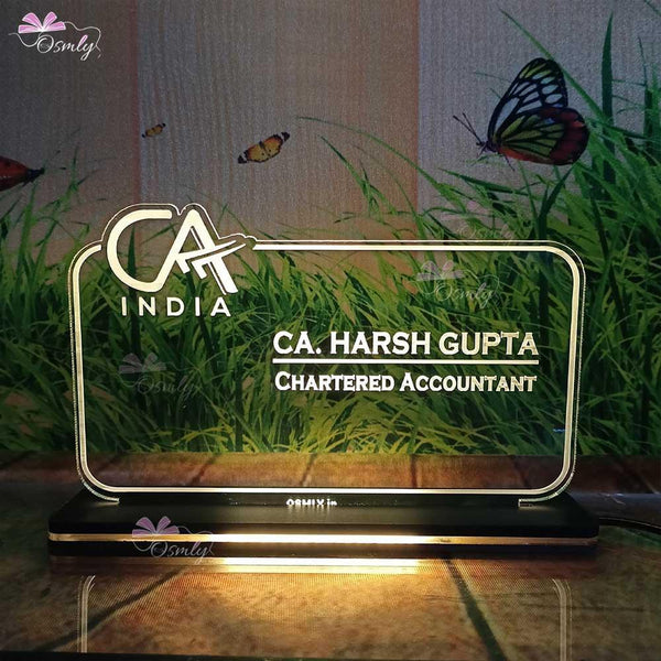 CA Acrylic Name Plate - OSMLY