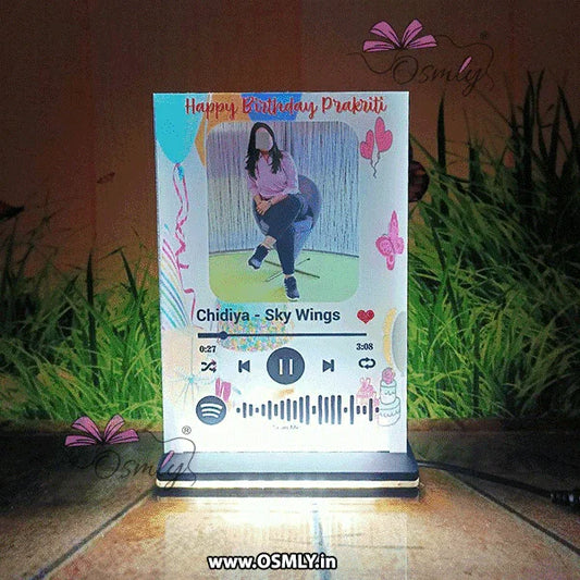 Birthday Theme Spotify QR LED Plaque - OSMLY