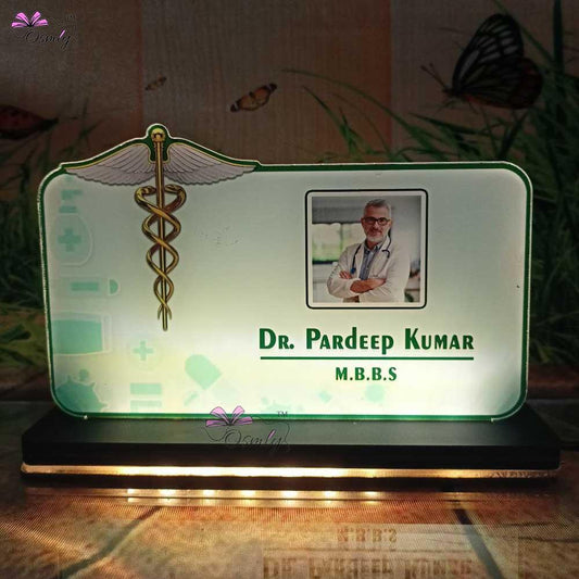 Customized Photo Print Doctor Name Plate - OSMLY