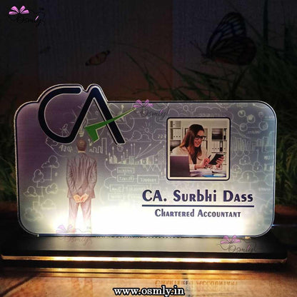 Personalized UV Printed Name Plate for CA - OSMLY