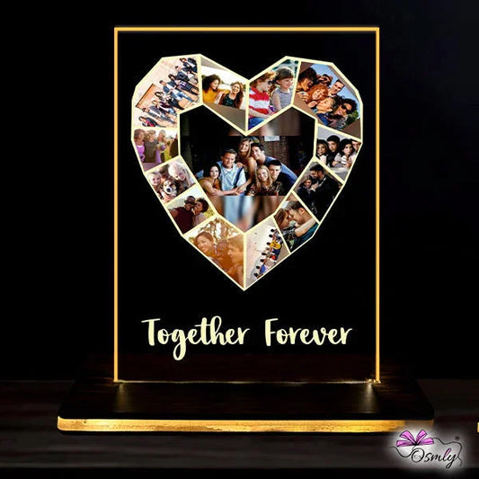 Acrylic Heart LED Collage - OSMLY