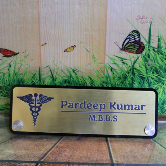 Acrylic Table Name Plate - OSMLY