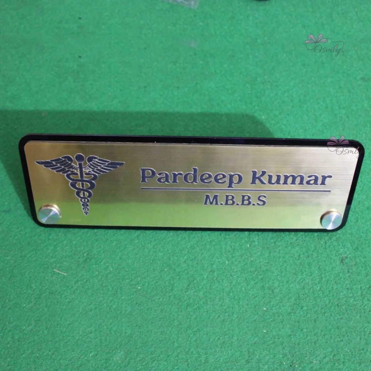 Acrylic Table Name Plate - OSMLY
