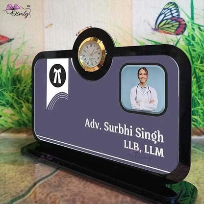 UV Printed Advocate Name Plate - OSMLY