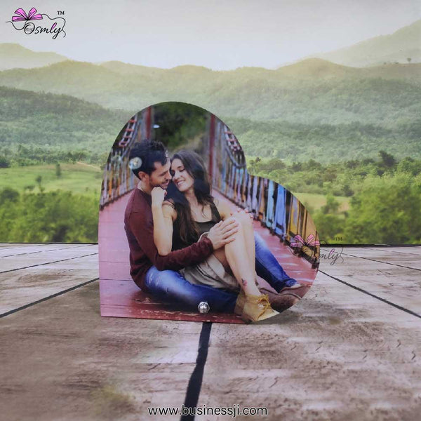 Heart UV Printed Acrylic Stand - OSMLY