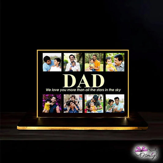 Acrylic Dad Photo Lamp - OSMLY
