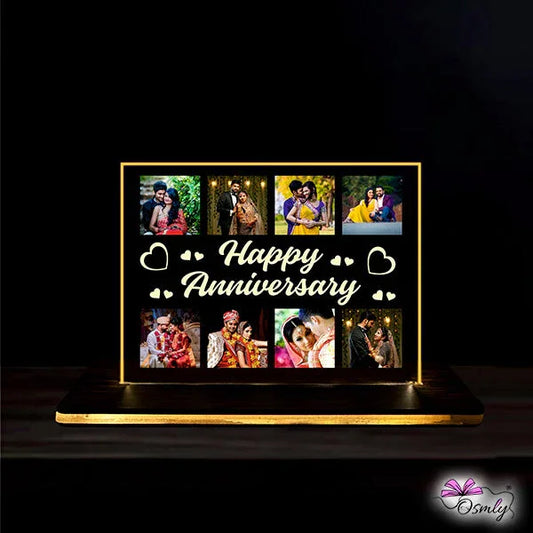 Acrylic Happy Anniversary Lamp - OSMLY