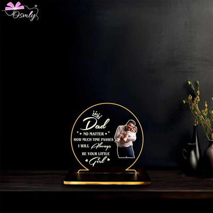 Round Acrylic Dad LED Plaque - OSMLY