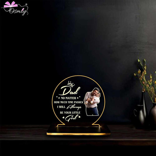 Round Acrylic Dad LED Plaque - OSMLY