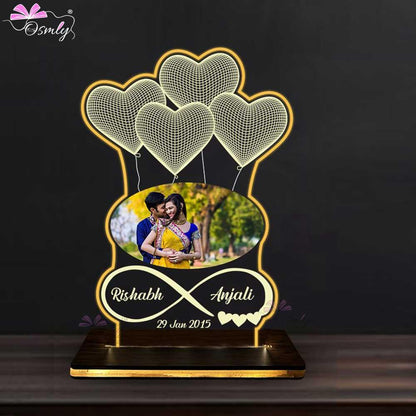 UV Printed Couple Acrylic Lamp - OSMLY