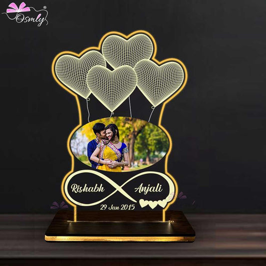 UV Printed Couple Acrylic Lamp - OSMLY