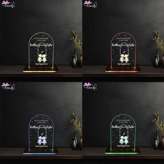 Bro Sis Acrylic LED Plaque - OSMLY