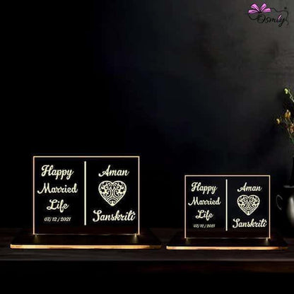 Happy Married Life LED Lamp - OSMLY