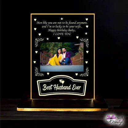 Best Husband Ever Acrylic Lamp - OSMLY