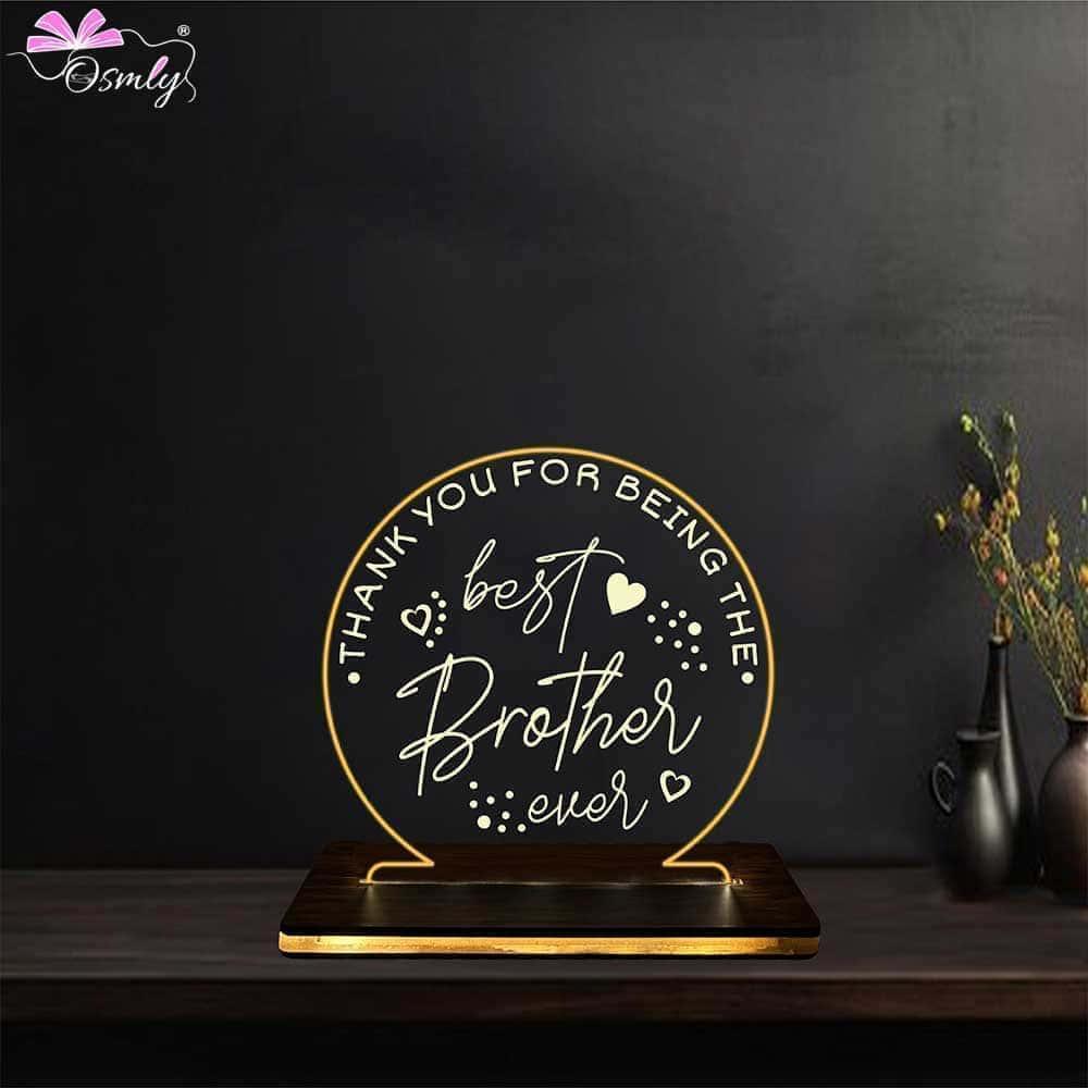 Best Brother Acrylic LED Lamp - OSMLY