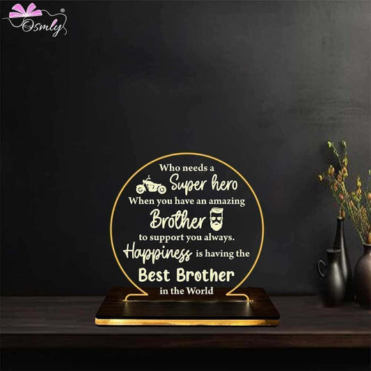 Super Hero Brother Acrylic Lamp - OSMLY
