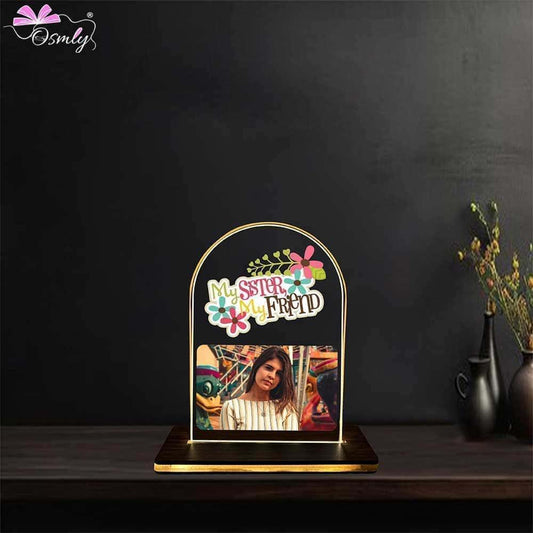 My Sister My Friend LED Acrylic Lamp - OSMLY