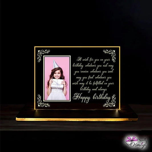 Birthday Special Acrylic LED Lamp - OSMLY