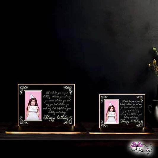 Birthday Special Acrylic LED Lamp - OSMLY
